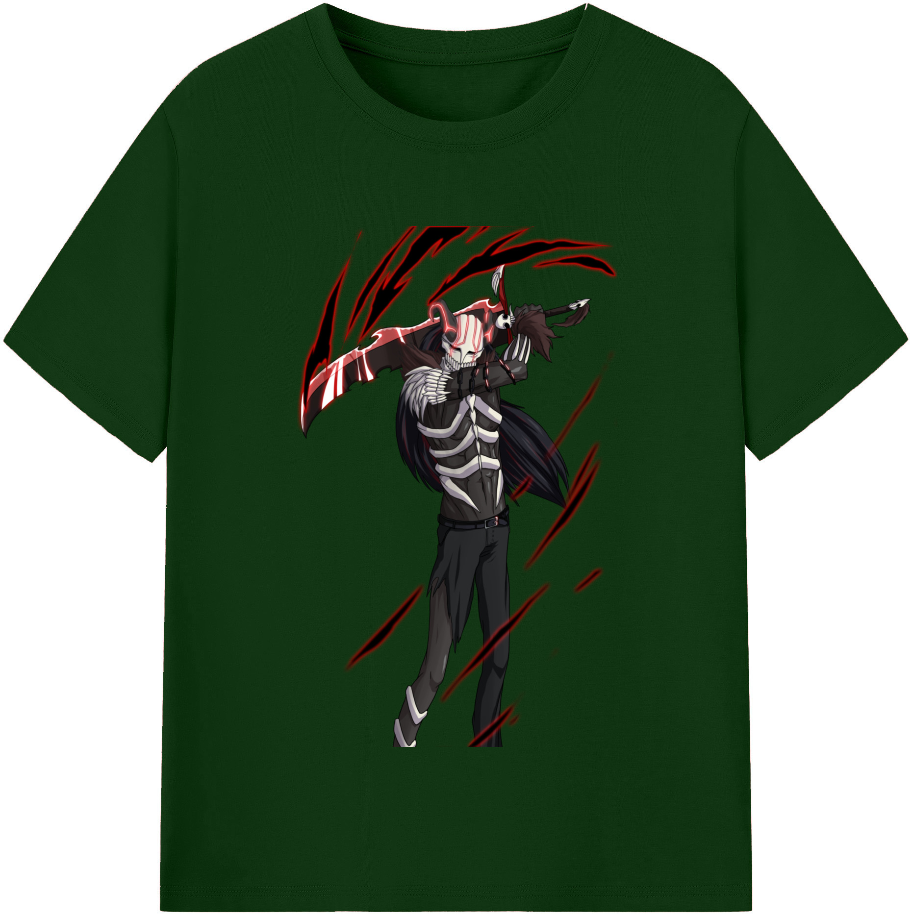 （画像用） ブリーチ 黒崎一護（くろさき いちご）BLEACH Kurosaki Ichigo 綿100％半袖Tシャツ（フロントプリント）